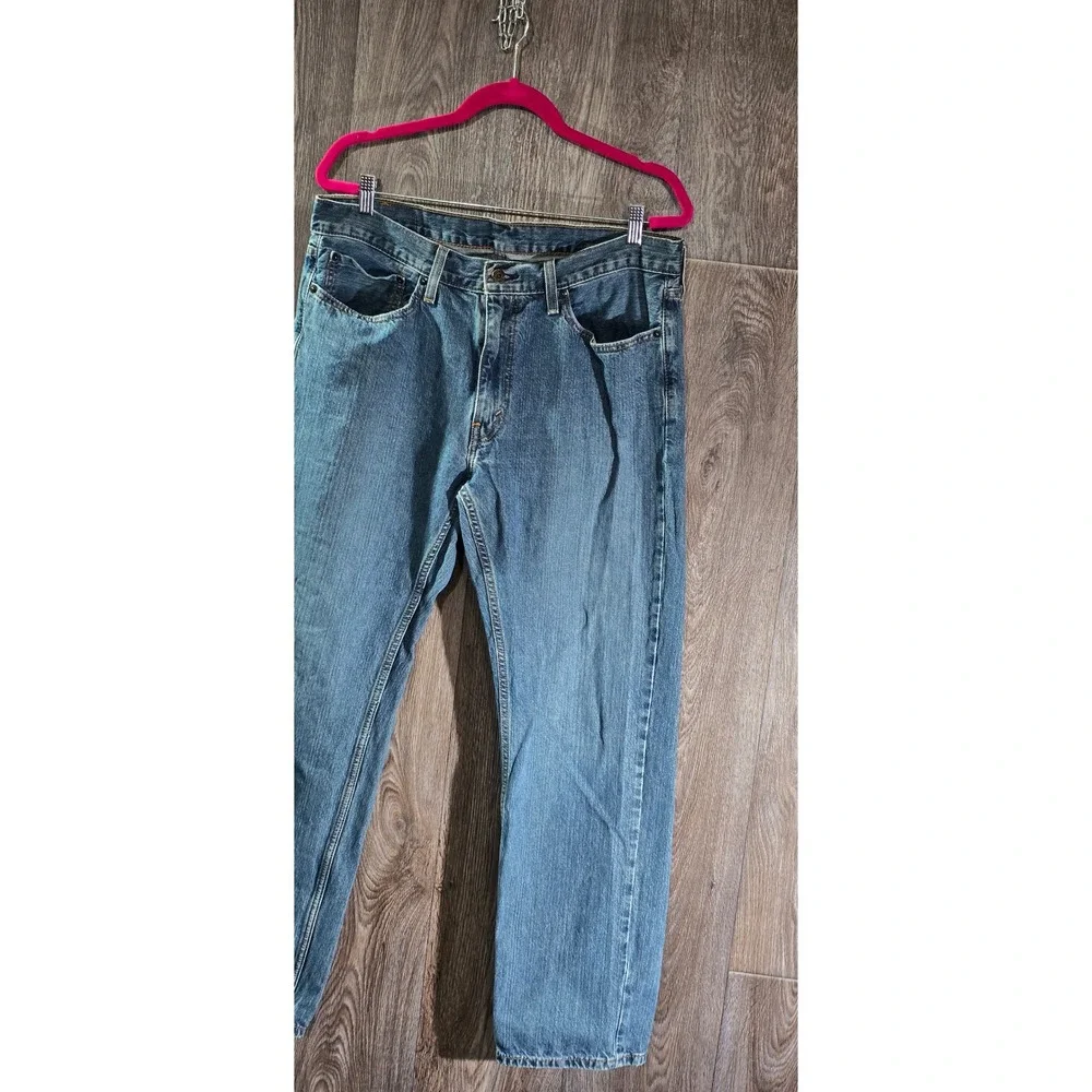 Levi's 559 Relaxed Straight Denim Blue jeans Mens Tag Sz 36x32 Measures 36x30‎
